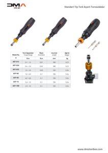 Dma Tork Tornavida 0.1-10 Nm arası - Görsel 2